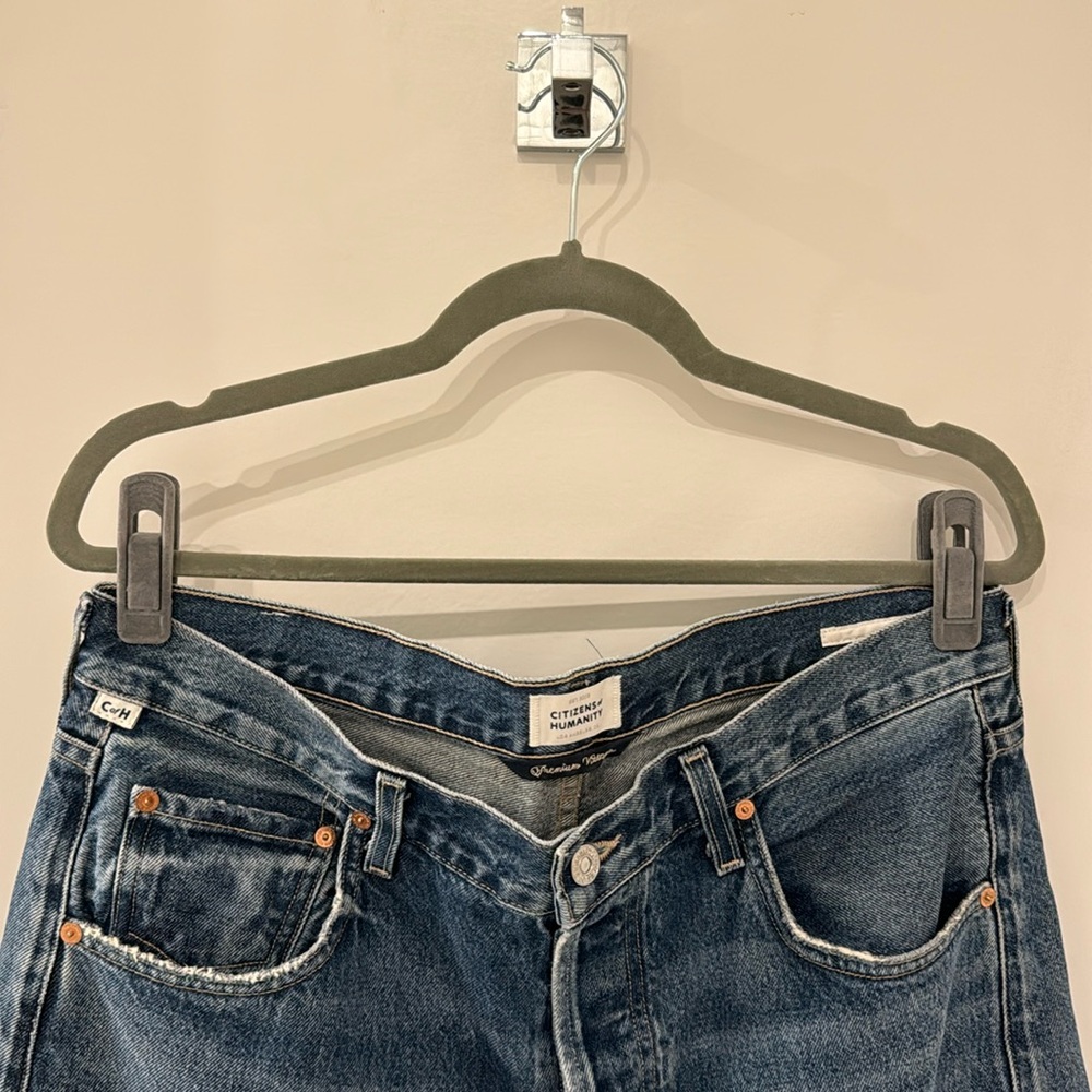 Citizen of Humanity Ayla Baggy denim in Claremont wash